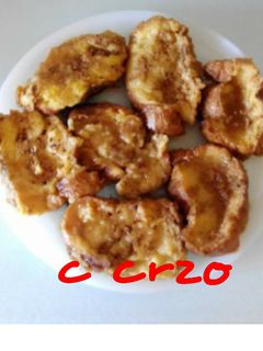 Una foto de Torrijas en el microondas