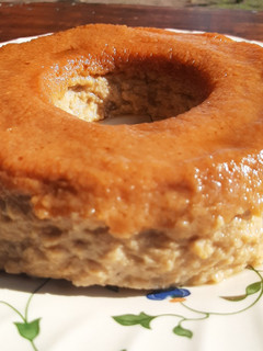 Una foto de Budín de pan SIN PAN versión saludable