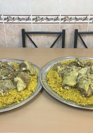 صورة لوصفة رز القدرة الفلسطينية الغزاوية باللحم على الأصول