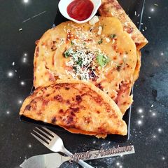 Masala Rice flour chilla (chawal ke Aate ka tasty chilla) A picture of Masala Rice flour chilla (chawal ke Aate ka tasty chilla).