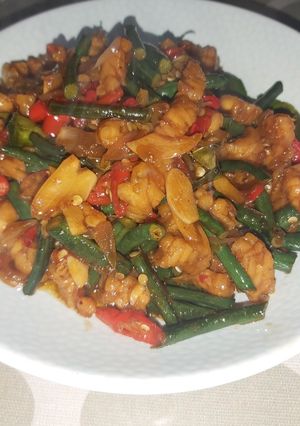 Foto resep Tempe Orek Kacang Panjang