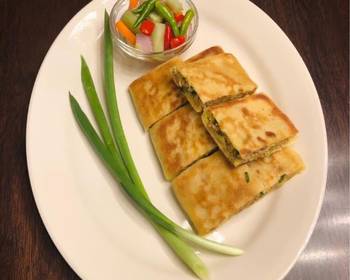 The New Way Prepare Recipe Easy Homemade Savory Folded Pancake with Ground Turkey and Eggs Filling Martabak Telur Delicious Perfect