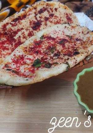 A picture of Aloo and Sumac Kulcha.