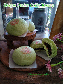 Foto resep Bakpao Pandan Coklat Kacang