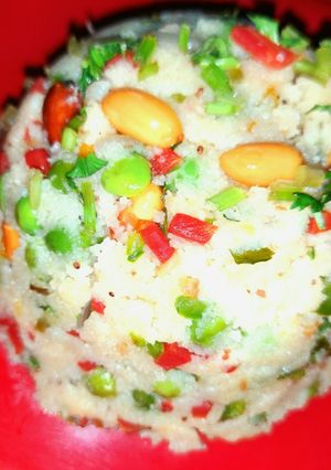 A picture of Rava Upma.