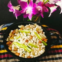A picture of Sabudana khichdi.