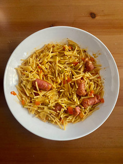 Una foto de Fideos a la cazuela