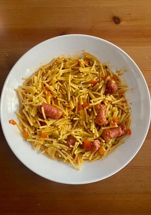 Una foto de Fideos a la cazuela