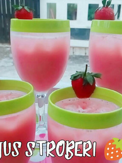 Foto resep Jus Stroberi