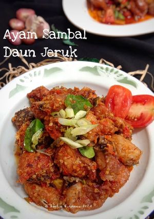 Foto resep Ayam Sambal Daun Jeruk