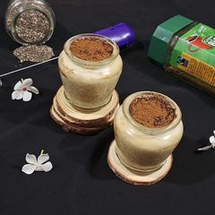 Tiramisu Chia Pudding with Dalgona A picture of Tiramisu Chia Pudding with Dalgona.