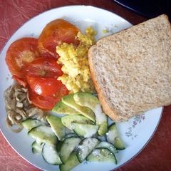 A picture of Friday breakfast.