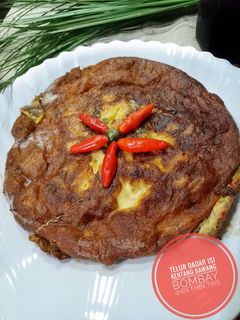 Foto resep Telur dadar isi kentang bawang bombay