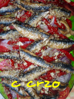 Una foto de Ensalada de boquerones