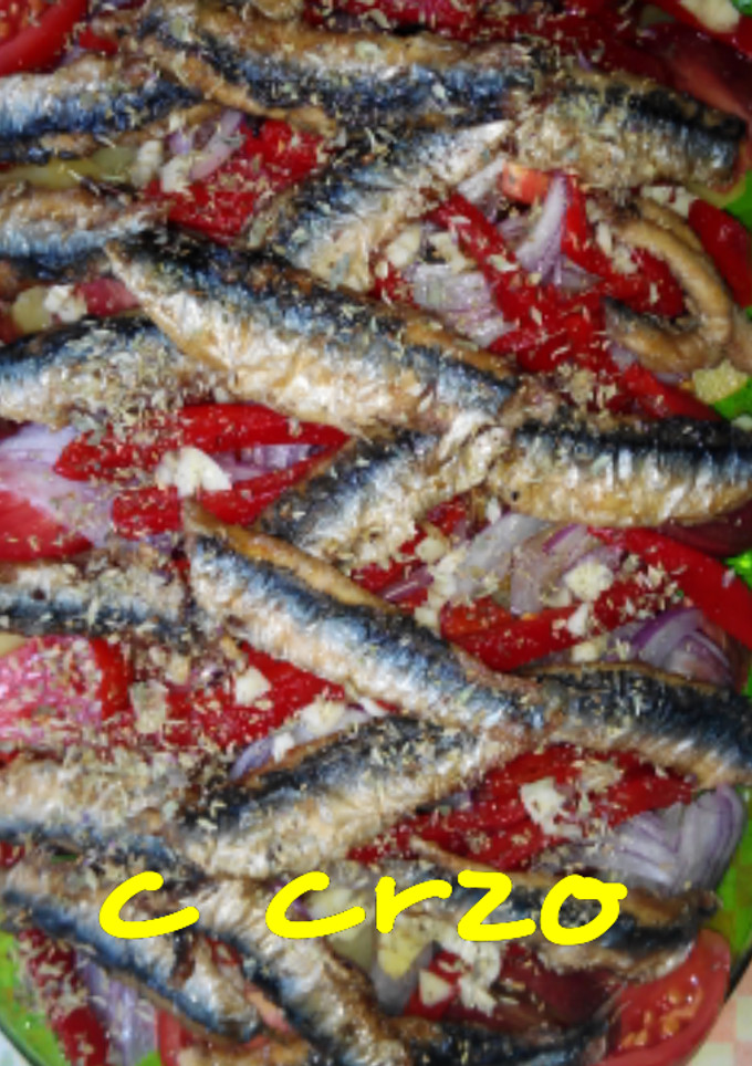 Una foto de Ensalada de boquerones