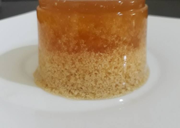 Puding lumut seadanya