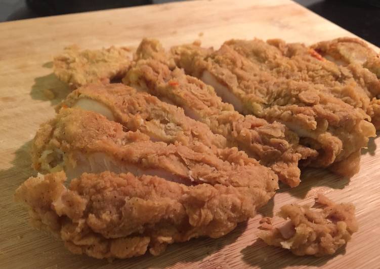 Cara Gampang Membuat Crispy chicken boneless yang enak