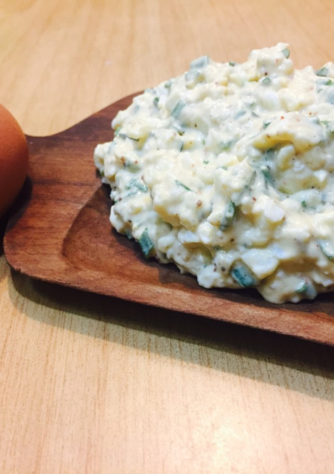 Una foto de Pasta de huevo duro / Método Grez