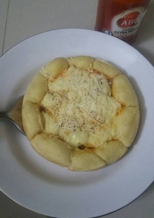 Foto resep Pizza magic com anti gagal, bahan mudah dicari