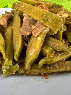 รูปของ คั่วมะลิดไม้ (เพกา) สูตรเหนือ