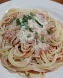 Espaguetis napolitano fácil