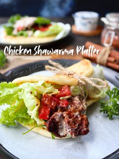 Foto resep Chicken Shawarma Platter