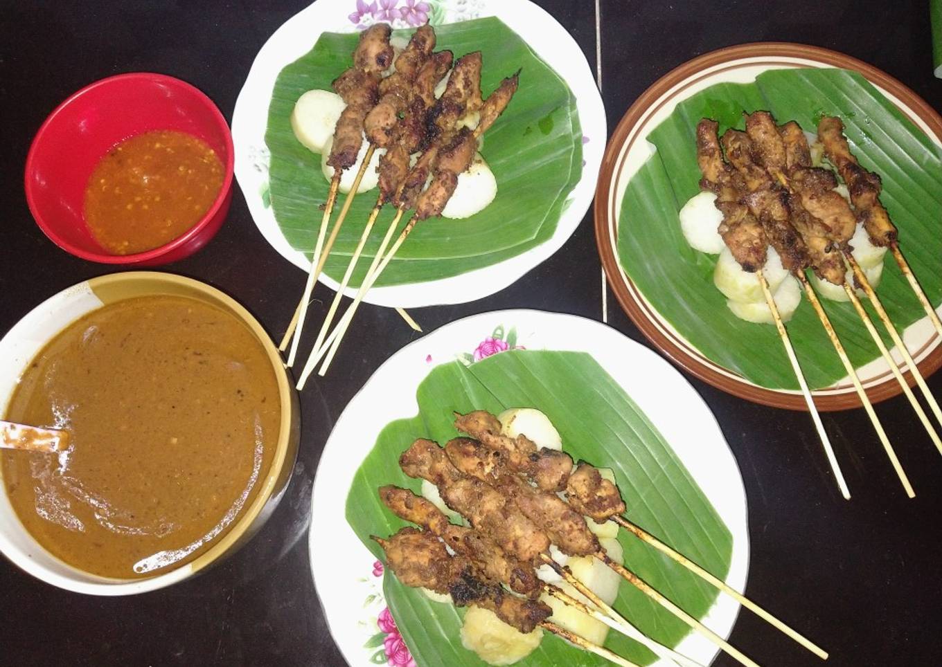 Sate ayam bumbu kacang
