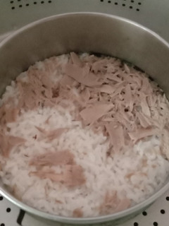 Foto resep Nasi tim tuna kaleng