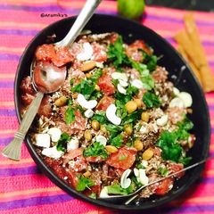Watermelon Olives & Feta Salad/Salsa: An Exotic Mediterranean Summer Cool...😎 A picture of Watermelon Olives & Feta Salad/Salsa: An Exotic Mediterranean Summer Cool...😎.