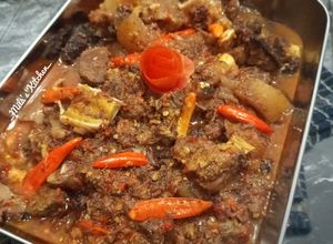 Foto resep Kepala Sapi Oseng Mercon