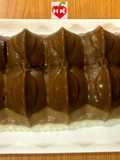 Coffee and vanilla pudding