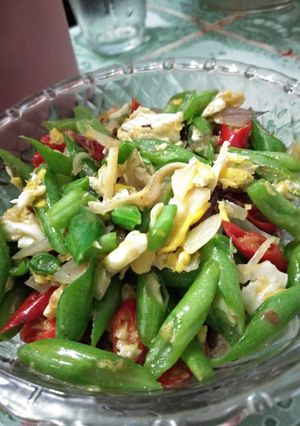 Foto resep Tumis buncis telor orak arik