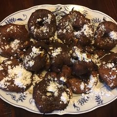 A picture of California Farm Apple Beignets.