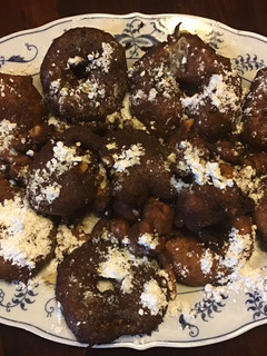 A picture of California Farm Apple Beignets.