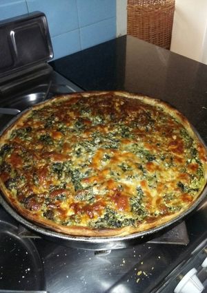 Una foto de Tarta de espinaca