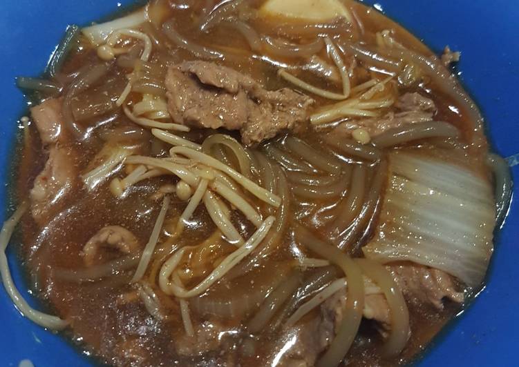 Mudah Cepat Memasak Sukiyaki Enak Sederhana