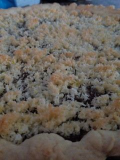 Una foto de Tarta de coco y dulce de leche