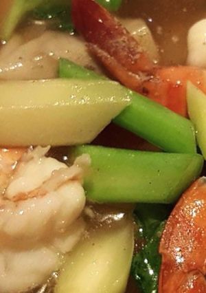 รูปของ คะน้าผัดกุ้ง