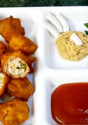 प्याजी मैसूर बोंडा (Pyazi Mysore bonda recipe in Hindi) रेसिपी मुख्य फोटो