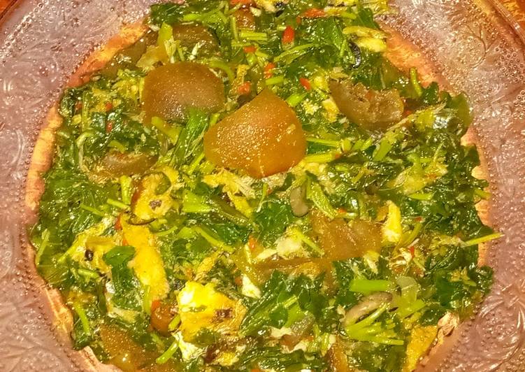 Vegetable soup....Efo riro🥵