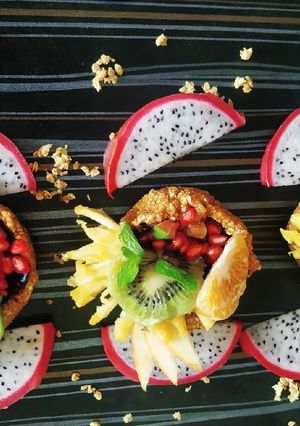 ચોકલેટ મિક્સ ફ્રૂટ કપ Chocolate Mix fruit cup recipe in Gujarati ) રેસીપી મુખ્ય ફોટો