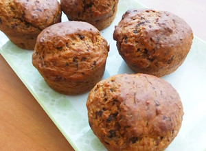 Φωτογραφία της συνταγής Cupcakes, muffins ή κέικ μπανάνα αφρός χωρίς γλουτένη & ζάχαρη