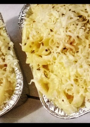 Foto resep Fettucine Cheese Carbonara