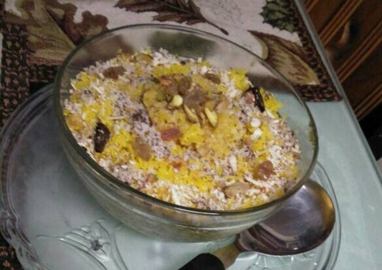 Simple Way to Prepare Speedy # Theme Rice sweet yellow rice