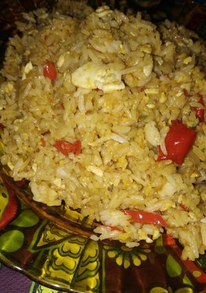Foto resep Nasi Goreng Terasi Telur pedas