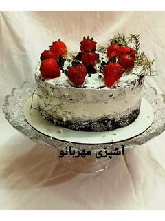 عکسی از دستور کیک شکلاتی بی بی