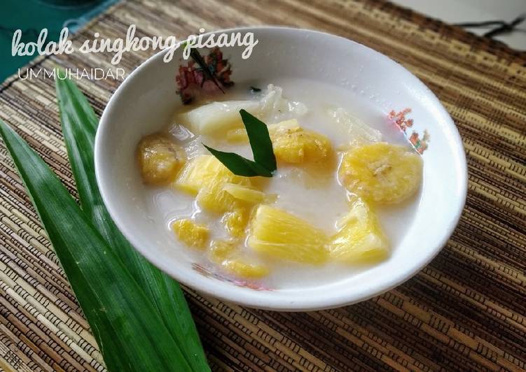 Bagaimana Membuat Kolak singkong pisang, Bikin Ngiler