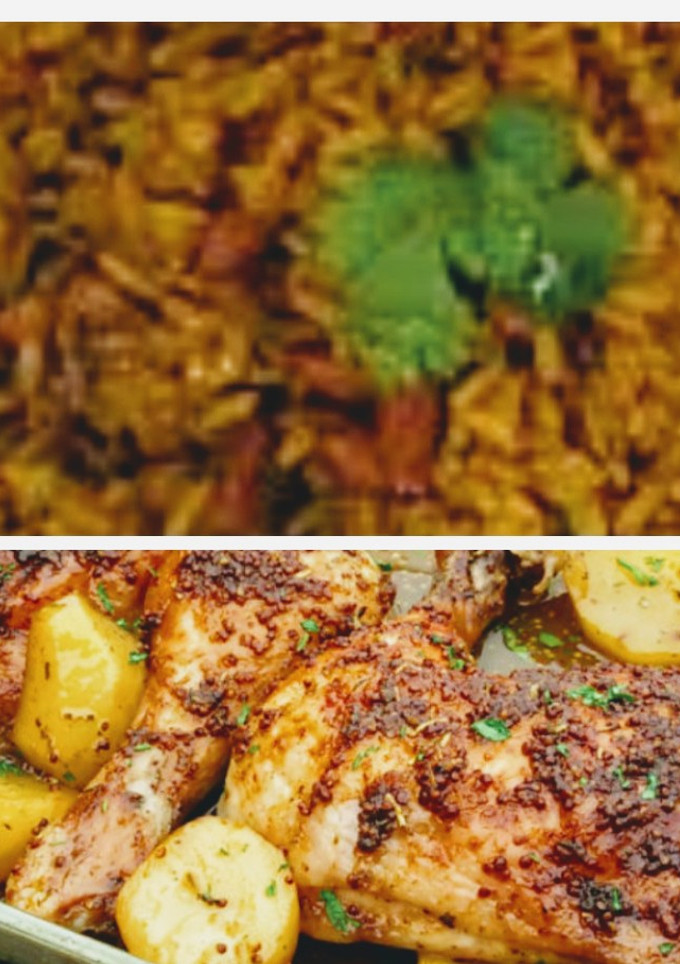 Una foto de Pollo con arroz