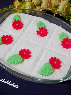 عکسی از دستور دسر برفی
