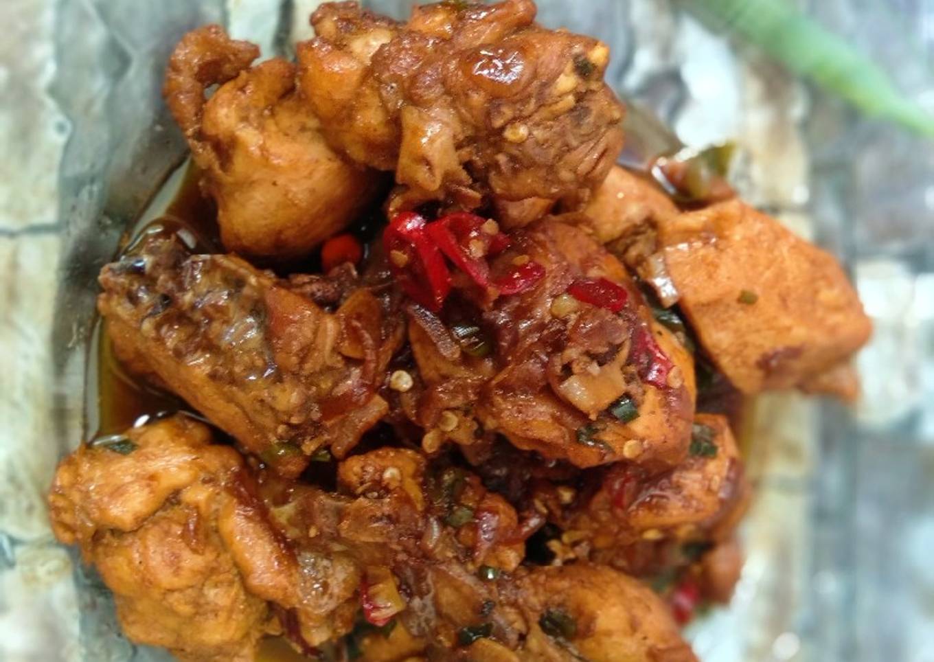 Ayam goreng kecap simple